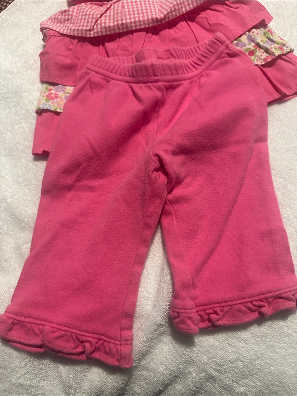 Gymboree Pink Ruffle Tank & Pants Matching Set - Picture 3 of 4